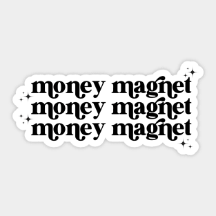 money magnet Sticker